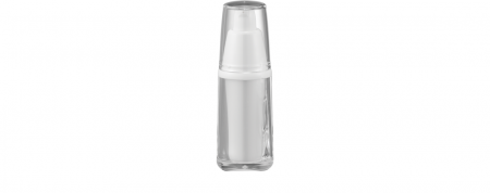 Bottiglia di lozione quadrata in acrilico 15ml